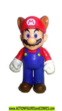 World of Nintendo MARIO Raccoon 2.5 inch super mario bros pvc