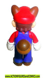 World of Nintendo MARIO Raccoon 2.5 inch super mario bros pvc