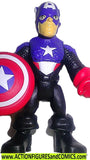Marvel Super Hero Adventures CAPTAIN AMERICA motorcycle driver
