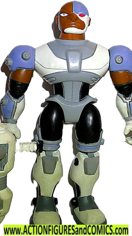 Teen Titans Go CYBORG w blaster gun 3.5 inch dc universe