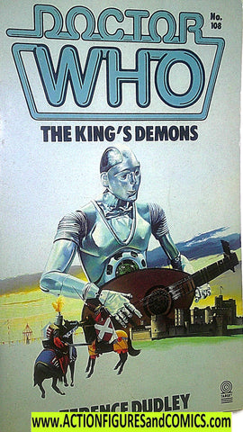 doctor who KING's DEMONS 1984 print pb dr vintage
