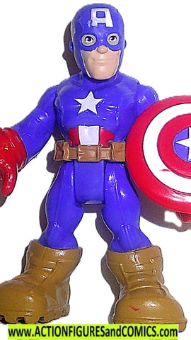 Marvel Super Hero Adventures CAPTAIN AMERICA helicopter pilot
