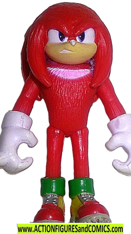 SONIC The Hedgehog KNUCKLES 2024 2.5 inch red