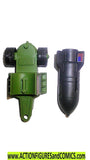 Gi joe BOMB TRANSPORT 1985 trailer chassis weapon part