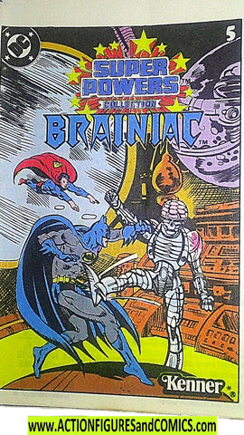 Super powers BRAINIAC 1984 mini comic dc superman 1983