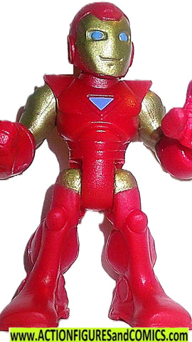 Marvel Super Hero Adventures IRON MAN toys r us silver squad