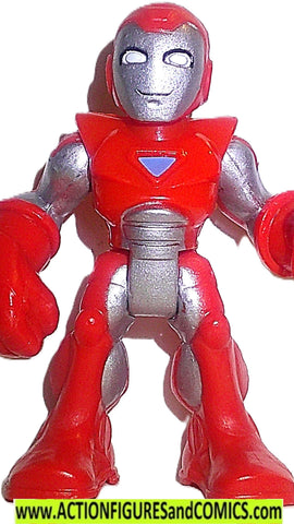 Marvel Super Hero Adventures IRON MAN toys r us silver squad