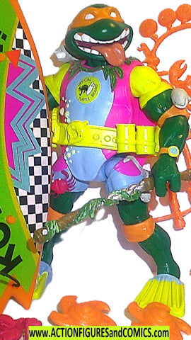 teenage mutant ninja turtles MICHELANGELO 7 inch surfing tmnt