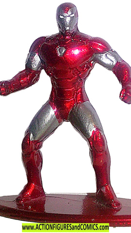 Nano Metalfigs Marvel IRON MAN die cast Silver Centurion