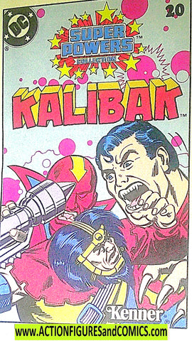 Super powers KALIBAK 1985 mini comic dc kenner 1984
