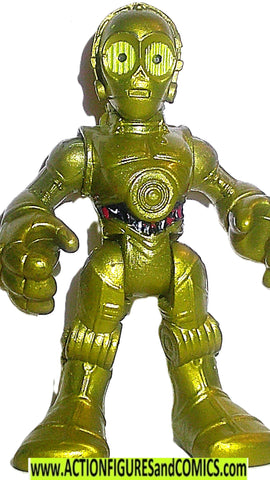 STAR WARS galactic heroes C-3PO Imaginext gold droid