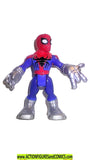 Marvel Super Hero Adventures SPIDER-MAN silver space squad