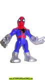 Marvel Super Hero Adventures SPIDER-MAN silver space squad