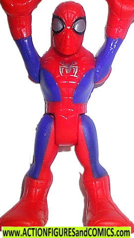 Marvel Super Hero Adventures SPIDER-MAN silver emblem classic