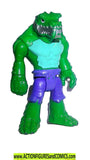 DC imaginext KILLER CROC blue shorts metal mouth batman