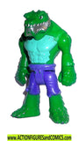 DC imaginext KILLER CROC blue shorts metal mouth batman