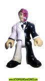 DC imaginext TWO FACE batman universe black white suit