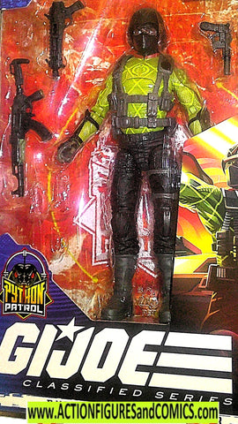 Gi joe COBRA OFFICER 6 inch Python Classified 56 mib moc