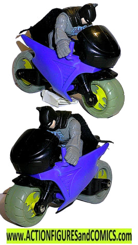 DC imaginext BATCYCLE Batman action justice league