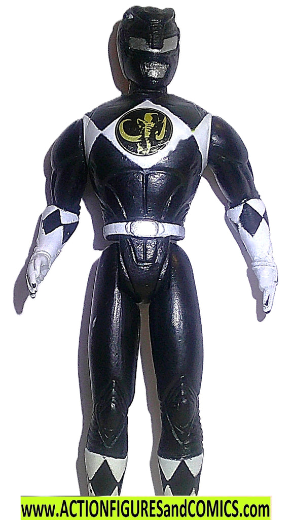 Power Rangers BLACK RANGER 4 inch Mighty Morphing – ActionFiguresandComics