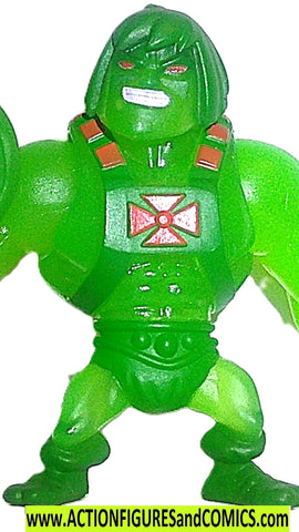 masters of the universe HE-MAN slimed 2 inch eternia minis green