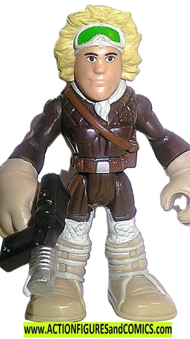 STAR WARS galactic heroes HAN SOLO Hoth BROWN exclusive