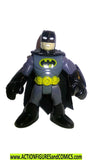 DC imaginext BATMAN gray suit yellow emblem