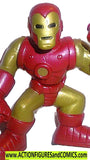 Marvel Super Hero Squad IRON MAN gold red avengers 012