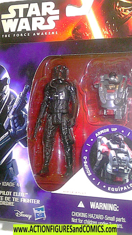 star wars action figures TIE FIGHTER elite pilot 2015 movie moc