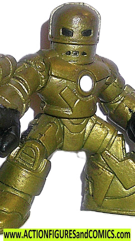 Marvel Super Hero Squad IRON MAN gold mark I 1