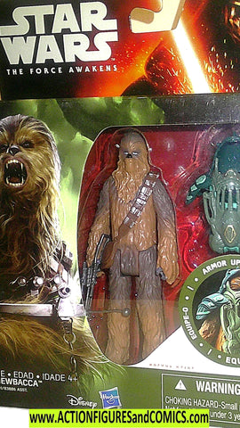 star wars action figures CHEWBACCA 2015 armor movie moc