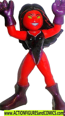 Marvel Super Hero Squad SHE-HULK RED 2010 avengers attack