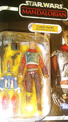 star wars action figures COBB VANTH Mandalorian retro moc