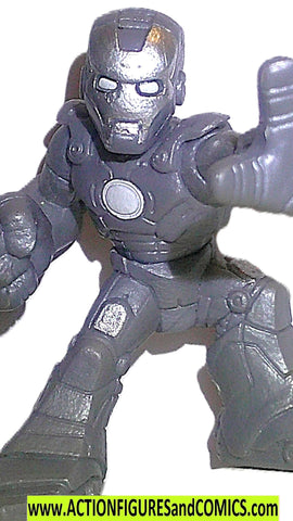 Marvel Super Hero Squad IRON MAN mark 2 gray grey