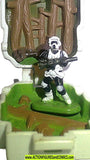 star wars micromachines BIKER SCOUT Head ENDOR forest