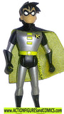 batman animated series ROBIN Silver suit yellow cape dc