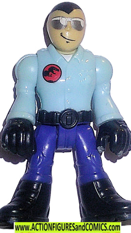 Jurassic World PARK WORKER Imaginext sky blue 2018