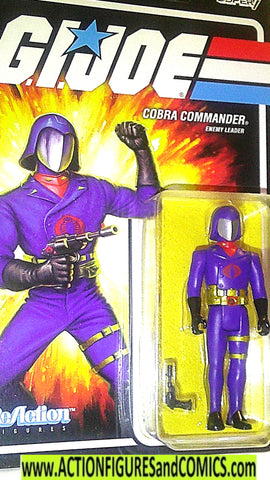 gi joe COBRA COMMANDER 2021 Reaction super7 #2 moc