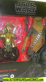 Star Wars action figures CHEWBACCA C-3PO Deluxe moc mib