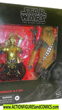 Star Wars action figures CHEWBACCA C-3PO Deluxe moc mib