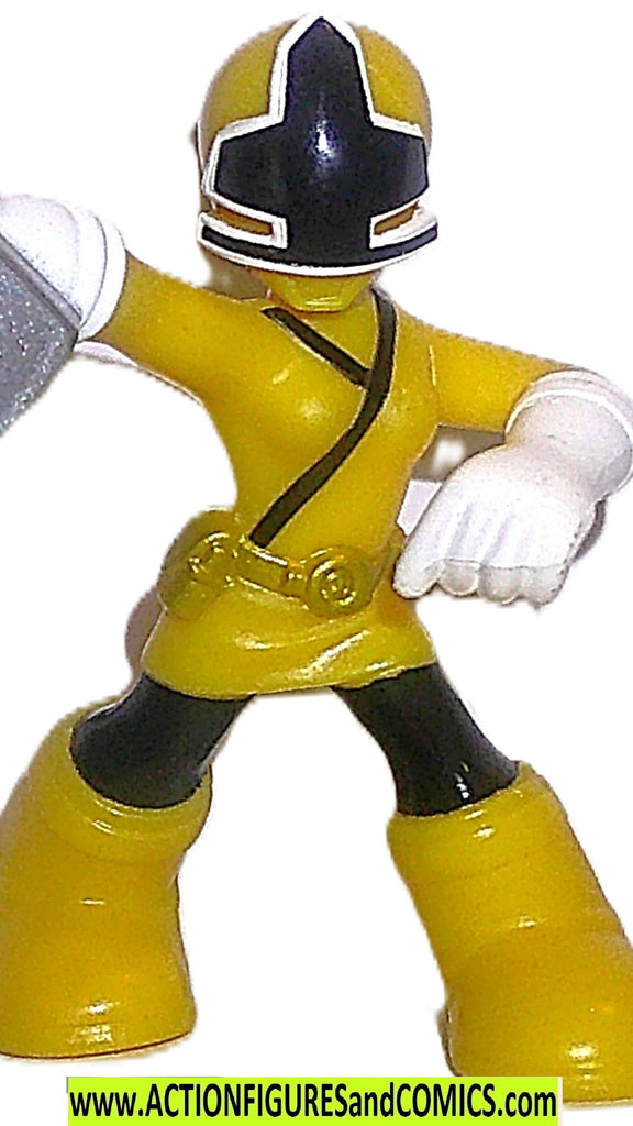 Power Rangers YELLOW RANGER 3 inch Samurai PVC – ActionFiguresandComics
