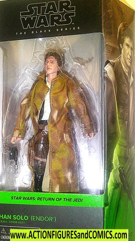 Star Wars action figuresHAN SOLO Endor the Black Series moc mib