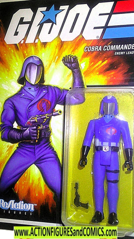 gi joe COBRA COMMANDER 2021 Reaction super7 moc