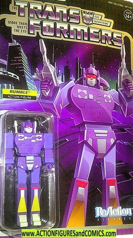 Transformers Reaction RUMBLE 2020 Blue frenzy super7 moc
