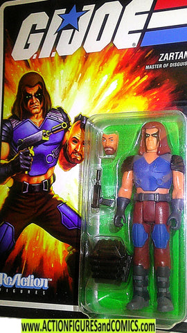 gi joe ZARTAN 2022 Reaction figures super7 moc