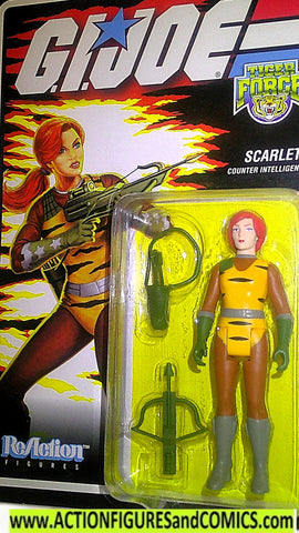 gi joe SCARLETT tiger force 2023 Reaction super7 moc