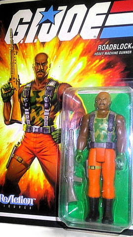 gi joe ROADBLOCK Reaction figures Cartoon 2021 super7