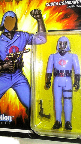 gi joe COBRA COMMANDER 2021 Reaction super7 #3 moc