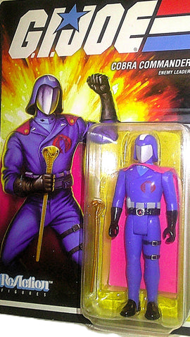 gi joe COBRA COMMANDER 2022 Reaction super7 #4 moc