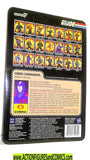 gi joe COBRA COMMANDER 2022 Reaction super7 #4 moc